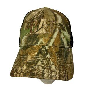 CAT Cap Hat Tree Camouflage Cleveland Bros Work Hunt Hunting Caterpillar READ